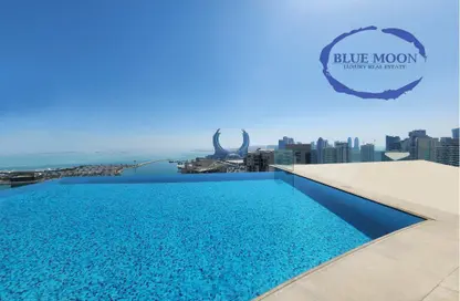 Apartment - 2 Bedrooms - 3 Bathrooms for rent in Marina  25 - Marina District - Lusail