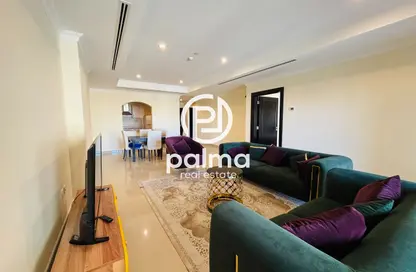 Apartment - 1 Bedroom - 2 Bathrooms for rent in East Porto Drive - Porto Arabia - The Pearl Island - Doha