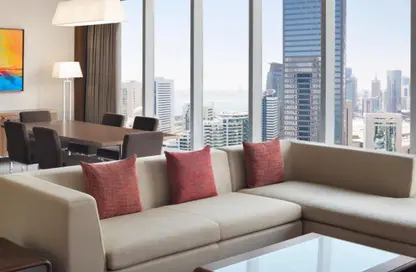 Apartment - 3 Bedrooms - 3 Bathrooms for rent in Delta Hotels City Center Doha - Aba Almsan - West Bay - Doha