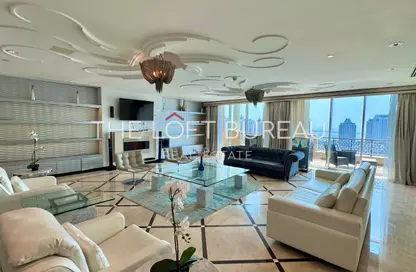 Penthouse - 7 Bedrooms - 7+ Bathrooms for rent in Viva East - Viva Bahriyah - The Pearl Island - Doha