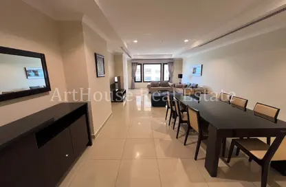 Apartment - 1 Bedroom - 2 Bathrooms for rent in West Porto Drive - Porto Arabia - The Pearl Island - Doha