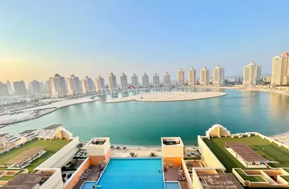 Apartment - Studio - 1 Bathroom for sale in Viva East - Viva Bahriyah - The Pearl Island - Doha