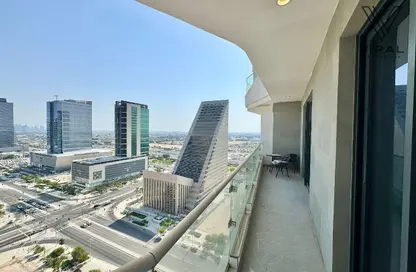 Apartment - 1 Bedroom - 2 Bathrooms for rent in Lusail Marina Heights - Marina District - Lusail