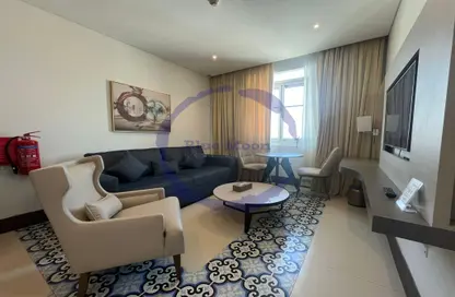 Living Room image for: Hotel Apartments - 1 Bedroom - 2 Bathrooms for rent in Souq waqif - Souq Waqif - Al Jasra - Doha, Image 1
