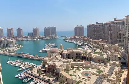 شقة - 2 غرف نوم - 3 حمامات للبيع في طريق بورتو الشرقي - بورتو أرابيا - جزيرة اللؤلؤة - الدوحة