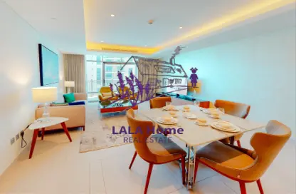 Apartment - 1 Bedroom - 2 Bathrooms for rent in Abraj Bay - Abraj Quartiers - The Pearl Island - Doha