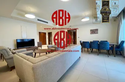 Apartment - 3 Bedrooms - 5 Bathrooms for rent in Marina Tower 23 - Marina District - Lusail