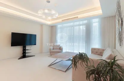 شقة - غرفة نوم - 2 حمامات للايجار في كريستال ريزيدنس - جزيرة جيوان - جزيرة اللؤلؤة - الدوحة