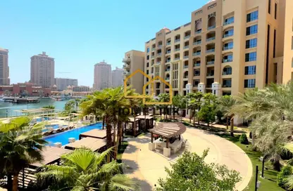 Apartment - 2 Bedrooms - 4 Bathrooms for sale in East Porto Drive - Porto Arabia - The Pearl Island - Doha