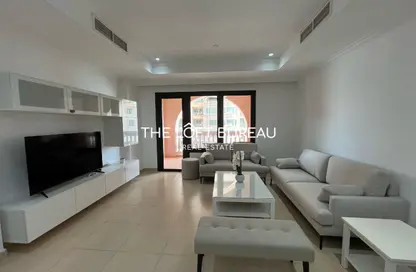 Apartment - 1 Bedroom - 2 Bathrooms for rent in West Porto Drive - Porto Arabia - The Pearl Island - Doha