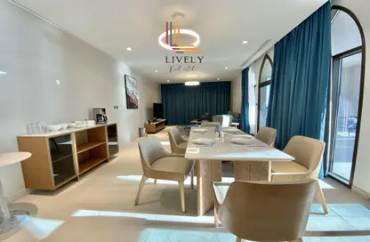 Apartment - 2 Bedrooms - 4 Bathrooms for rent in La Plage Centrale - La Plage - The Pearl Island - Doha