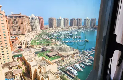 شقة - غرفة نوم - 2 حمامات للايجار في وان بورتو ارابيا - بورتو أرابيا - جزيرة اللؤلؤة - الدوحة