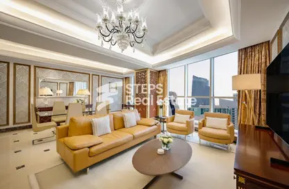 Apartment - 2 Bedrooms - 3 Bathrooms for rent in Dusit Doha Hotel - Diplomatic Street - West Bay - Doha