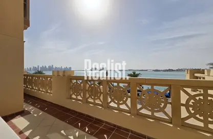 تاون هاوس - 2 غرف نوم - 3 حمامات للايجار في طريق بورتو الغربي - بورتو أرابيا - جزيرة اللؤلؤة - الدوحة