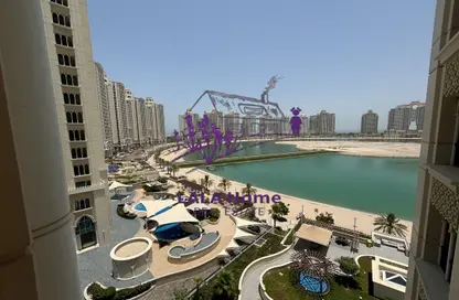 Apartment - 3 Bedrooms - 4 Bathrooms for rent in Viva East - Viva Bahriyah - The Pearl Island - Doha