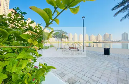 Terrace image for: Apartment - 1 Bedroom - 2 Bathrooms for rent in Viva Central - Viva Bahriyah - The Pearl Island - Doha, Image 1