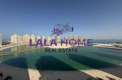 Apartment - 2 Bedrooms - 3 Bathrooms for rent in Viva Central - Viva Bahriyah - The Pearl Island - Doha