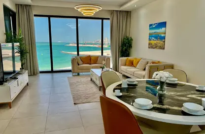 Apartment - 1 Bedroom - 2 Bathrooms for rent in Marina Tower 23 - Marina District - Lusail