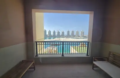 Apartment - 1 Bedroom - 2 Bathrooms for rent in Viva West - Viva Bahriyah - The Pearl Island - Doha