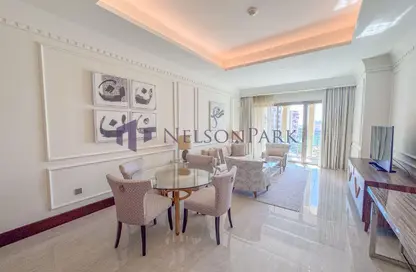 شقة - غرفة نوم - 2 حمامات للايجار في The St. Regis Marsa Arabia Island - Marsa Arabia - جزيرة اللؤلؤة - الدوحة