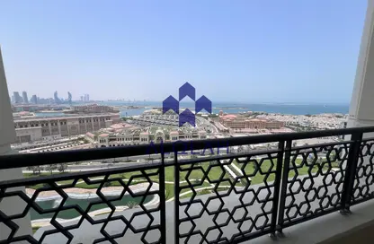 شقة - غرفة نوم - 2 حمامات للايجار في فيفا غرب - فيفا بحرية - جزيرة اللؤلؤة - الدوحة