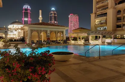 Townhouse - 1 Bedroom - 2 Bathrooms for rent in Porto Arabia Townhouses - Porto Arabia - The Pearl Island - Doha