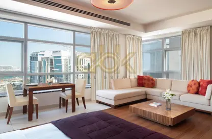 Apartment - Studio - 1 Bathroom for rent in Corniche Road - Corniche Road - Doha