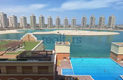 Apartment - 1 Bedroom - 2 Bathrooms for rent in Al Mutahidah Tower - Viva Bahriyah - The Pearl Island - Doha