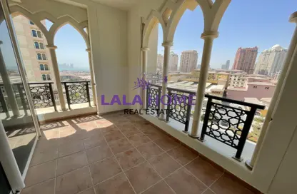 Balcony image for: Apartment - 1 Bedroom - 2 Bathrooms for rent in Imperial Diamond - Viva Bahriyah - The Pearl Island - Doha, Image 1
