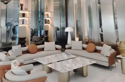 دوبلكس - غرفة نوم - 2 حمامات للايجار في لوسيل ريسيدينس - منطقة المارينا - الوسيل