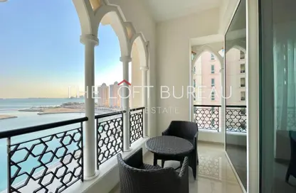 Apartment - 2 Bedrooms - 3 Bathrooms for rent in Viva West - Viva Bahriyah - The Pearl Island - Doha