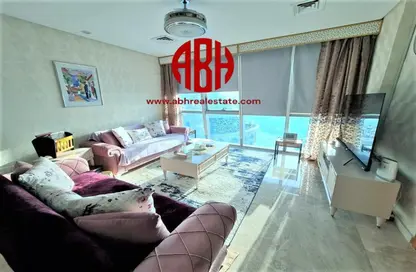 Living Room image for: Apartment - 2 Bedrooms - 3 Bathrooms for rent in Zig Zag Tower A - Zig Zag Towers - West Bay - Doha, Image 1