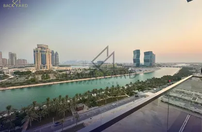 Apartment - 2 Bedrooms - 3 Bathrooms for rent in Lusail Marina Heights - Marina District - Lusail