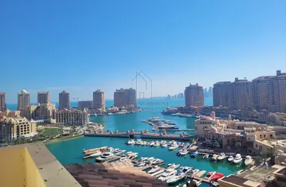 شقة - 2 غرف نوم - 3 حمامات للبيع في طريق بورتو الشرقي - بورتو أرابيا - جزيرة اللؤلؤة - الدوحة