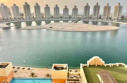 شقة - غرفة نوم - 2 حمامات للايجار في ابراج المتحدة - فيفا بحرية - جزيرة اللؤلؤة - الدوحة