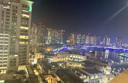 Apartment - 1 Bedroom - 2 Bathrooms for sale in Tower 5 - Porto Arabia - The Pearl Island - Doha