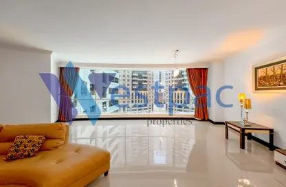 Duplex - 3 Bedrooms - 4 Bathrooms for rent in Beverly Hills Tower - West Bay - West Bay - Doha