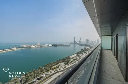 Apartment - 2 Bedrooms - 4 Bathrooms for rent in Lusail Residence - Marina District - Lusail
