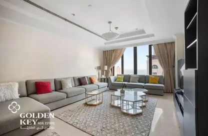 شقة - 2 غرف نوم - 3 حمامات للايجار في طريق بورتو الغربي - بورتو أرابيا - جزيرة اللؤلؤة - الدوحة