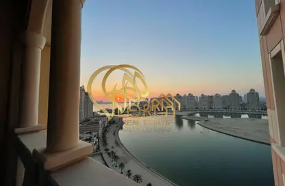 شقة - 2 غرف نوم - 3 حمامات للايجار في فيفا غرب - فيفا بحرية - جزيرة اللؤلؤة - الدوحة
