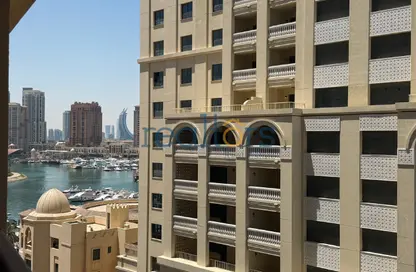 Apartment - 1 Bedroom - 2 Bathrooms for rent in West Porto Drive - Porto Arabia - The Pearl Island - Doha