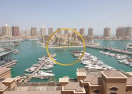 شقة - 2 غرف نوم - 3 حمامات للبيع في طريق بورتو الشرقي - بورتو أرابيا - جزيرة اللؤلؤة - الدوحة