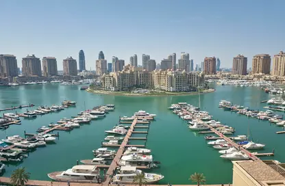 Apartment - 2 Bedrooms - 3 Bathrooms for rent in West Porto Drive - Porto Arabia - The Pearl Island - Doha