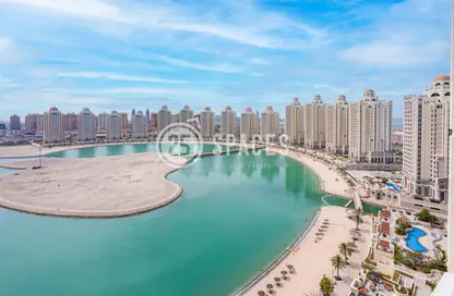 Apartment - 2 Bedrooms - 3 Bathrooms for rent in Viva East - Viva Bahriyah - The Pearl Island - Doha