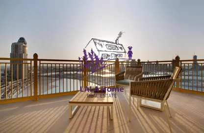 Townhouse - 3 Bedrooms - 5 Bathrooms for rent in Abraj Bay - Abraj Quartiers - The Pearl Island - Doha