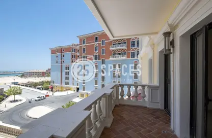 Apartment - 1 Bedroom - 2 Bathrooms for rent in Mercato - Qanat Quartier - The Pearl Island - Doha
