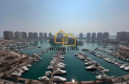 شقة - 2 غرف نوم - 3 حمامات للبيع في طريق بورتو الغربي - بورتو أرابيا - جزيرة اللؤلؤة - الدوحة