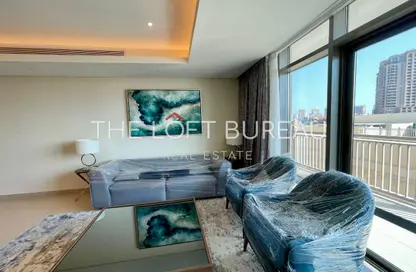 شقة - 2 غرف نوم - 3 حمامات للايجار في ابراج باي - منطقة الأبراج - جزيرة اللؤلؤة - الدوحة