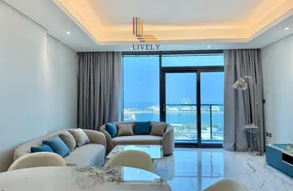 Apartment - 1 Bedroom - 2 Bathrooms for rent in Lusail Marina Heights - Marina District - Lusail