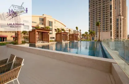 شقة - 2 غرف نوم - 3 حمامات للايجار في ابراج باي - منطقة الأبراج - جزيرة اللؤلؤة - الدوحة